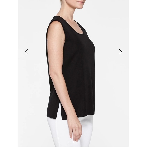Misook Classic Knit Tank Top - Black - Picture 6 of 6
